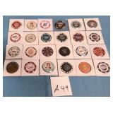 80 - LARGE CASINO CHIP COLLECTION SET