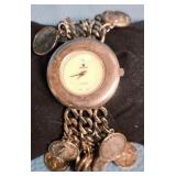 80 - VINTAGE CHARM BRACELET WATCH PIECE