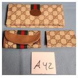 80 - DESIGNER GUCCI WALLET ACCESSORY SET (UNATHENT
