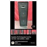 80 - REALISTIC FLOOR SPEAKER PAIR
