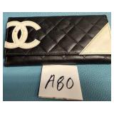 80 - DESIGNER CHANEL QUILTED LEATHER WALLET (UNAUT