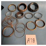 80 - ASSORTED METAL BANGLE BRACELETS LOT