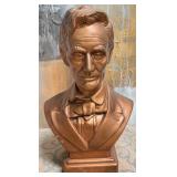 80 - ABRAHAM LINCOLN STYLE BUST STATUE