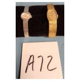 80 - LADIES GOLD SILVER WATCHES SET