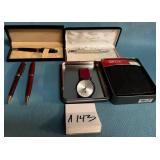 80 - WATCH PEN WALLET GIFT SET