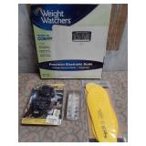 80 - DIGITAL SCALE FITNESS ACCESSORIES LOT