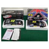 N - TWO NASCAR #24 RACECARS (T214)