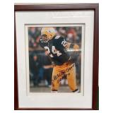 N - WILLIE WOOD AUTOGRAPHED PHOTO FRAMED (F7)