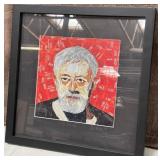 N - MIKE COFFEY SIGNED ARTWORK FRAMED (T412)