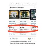 K - FAVRE #4 PACKERS JERSEY FRAMED (P160)