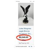 11 - AMERICAN EAGLE SCULPTURE (B76)