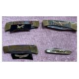 N - LOT OF FOUR COLLECTIBLE KNIVES (T115)