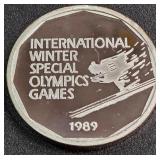 1oz SILVER SPECIAL OLYMPICS COIN (882 E)