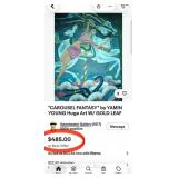 K - YAMIN YOUNG "CAROUSEL FANTASY" ART FRAMED