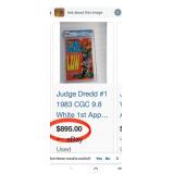 N - JUDGE DREDD GRADED COLLECTIBLE COMIC BOOK