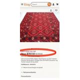 801 - AREA RUG 92X62"
