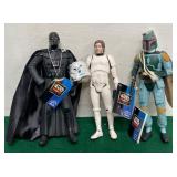 N - THREE STAR WARS ACTION FIGURES (T138)