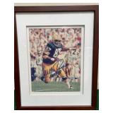 N - WILLIE DAVIS AUTOGRAPHED PHOTO FRAMED (F2)
