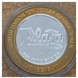 PLAZA LV - .999 FINE SILVER GAMING TOKEN (551 A39)