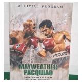 N - MAYWEATHER PACQUIAO OFFICIAL PROGRAM (T150)