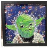 N - MIKE COFFEY STAR WARS YODA  ARTWORK (T414)