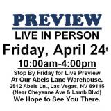 PREVIEW LIVE IN PERSON - Friday, April 24th