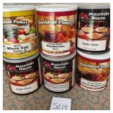 K - MIXED CANS OF EMERGENCY FOOD (S214)