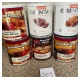 K - MIXED CANS OF EMERGENCY FOOD (S213)