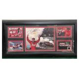 N - DALE EARNHARDT JR SIGNED PHOTO/ PLAQUE (T17)