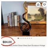 N1 - GALILEO THERMOMETER & ART GLASS SCULPTURES