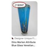 N1 - ART GLASS VASE 11/5'T (L342)