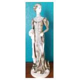 N1 - 1998 VICTORIAN GIRL STATUETTE 21"T (L14)