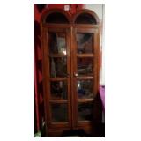 N1 - DOUBLE ARCHED CURIO CABINET (R106)