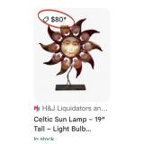 N1 - DECORATIVE SUN-BURST SCULPTURE (L171)