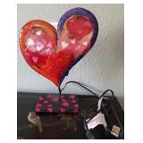 N1 - CAPIZ HEART MURAL LAMP (L228)