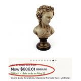 N1 - CLASSIC BUST OF YOUNG WOMAN 16'T (L17)