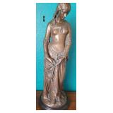 N1 - STATUETTE OF YOUNG WOMAN 21.5"T  (L23)
