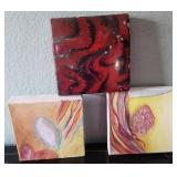 N1 - THREE PIECES CANVAS ART 6'SQ EA (L286)