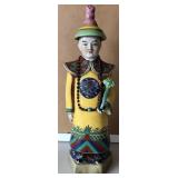N1 - VINTAGE CHINESE PORCELAIN EMPEROR FIGURINE