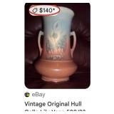 N1 - HULL POTTERY CALLA LILY VASE (L275)