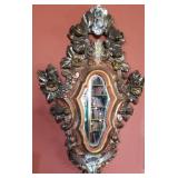 N1 - DECORATIVE WALL MIRROR WITH ORNATE FRAME