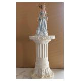 N1 - DRAGON PRINCESS FIGURINE, DISPLAY PILLAR