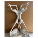N1 - ABSTRACT SCULPTURE OF DANCERS 23"T (K11)