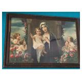 N1 - RELIGIOUS ARTWORK FRAMED 24X34" (L219)