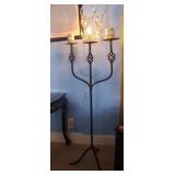 N1 -  WROUGHT IRON CANDLE HOLDER/ LAMP (K174)
