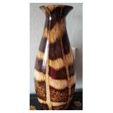 N1 - ART GLASS VASE 17"T (L242)