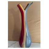 N1 - ART GLASS VASE 19"T (K9)