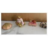 N1 - FOUR COLLECTIBLE TRINKET BOXES (K31)