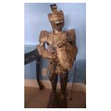 N1 - MEDIEVAL KNIGHT ARMOR STATUE 50"T (K173)