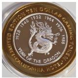 CALIFORNIA - $10 .999 SILVER TOKEN (B28)